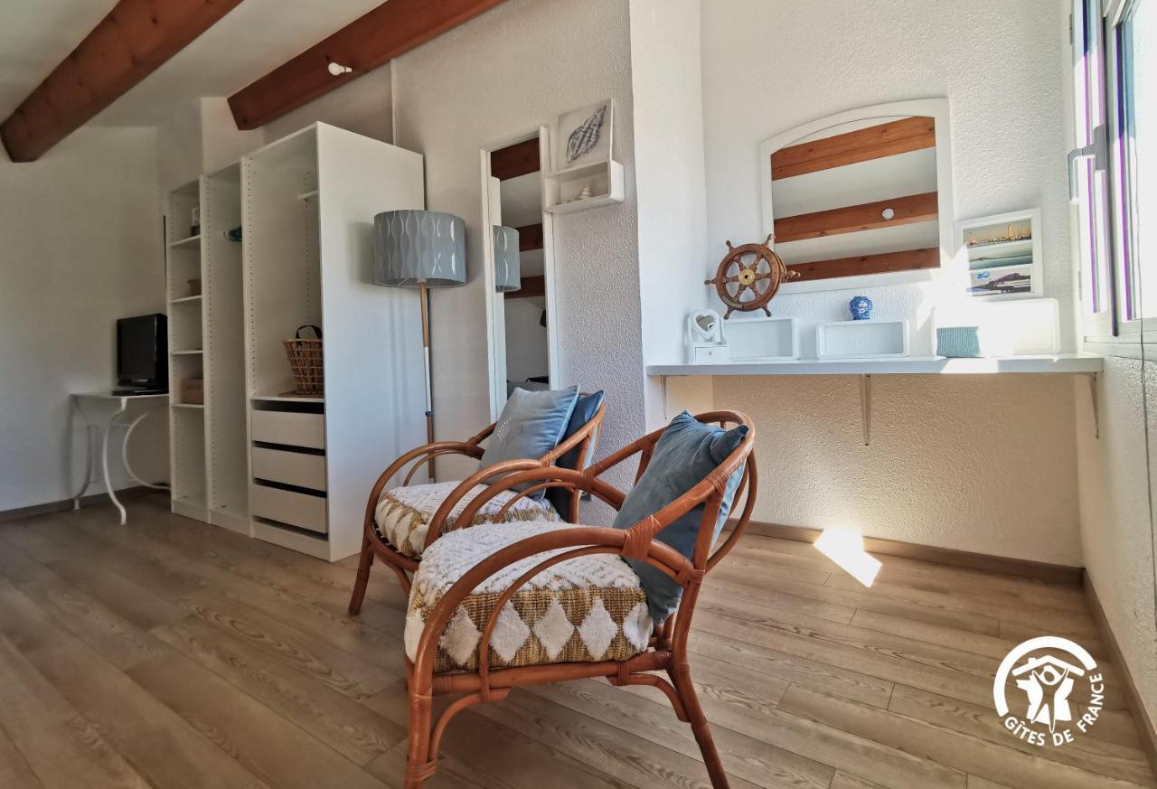 La Sirene - Loft Moderne Et Lumineux Avec Vue Panoramique Sur Mer Mediterranee Et Port De Plaisance Фронтиньян Экстерьер фото